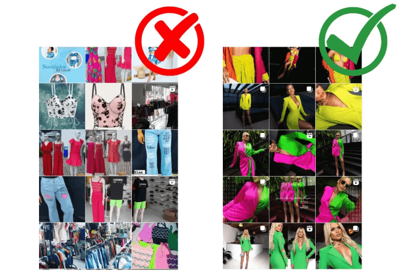 Exemplo de perfil organizado